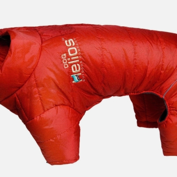 HELIOS DOG pet SNOWSUIT outfit jacket coat - RED - Picture 2 of 11